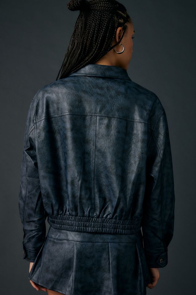 Zemeta Darker Dream Faux Leather Jacket #3