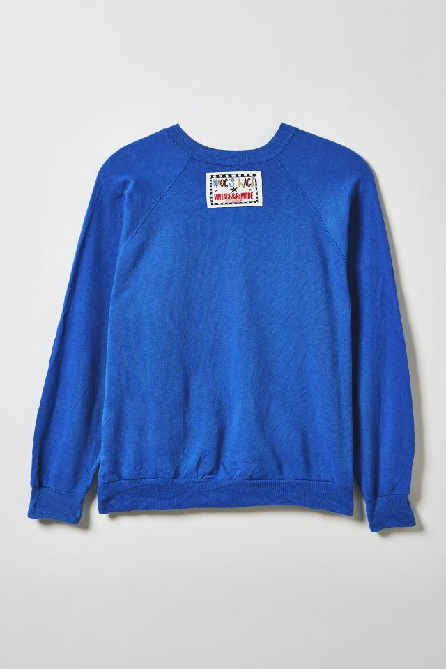 Vintage By Magg’s Rags Martini Patchwork Graphic Crew Neck Pullover #1