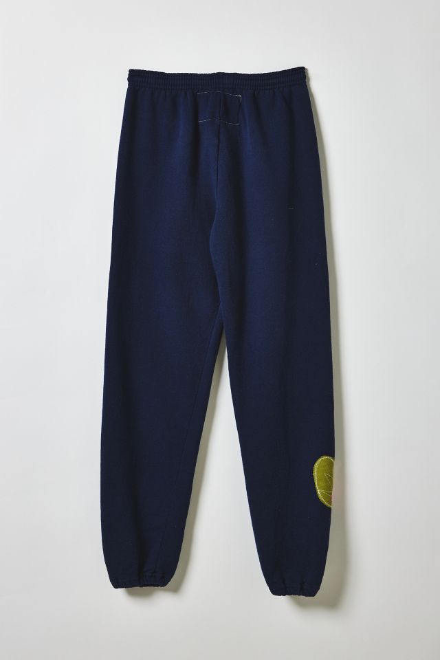 Vintage By Magg’s Rags Olives Patchwork Graphic Jogger Sweatpants #1