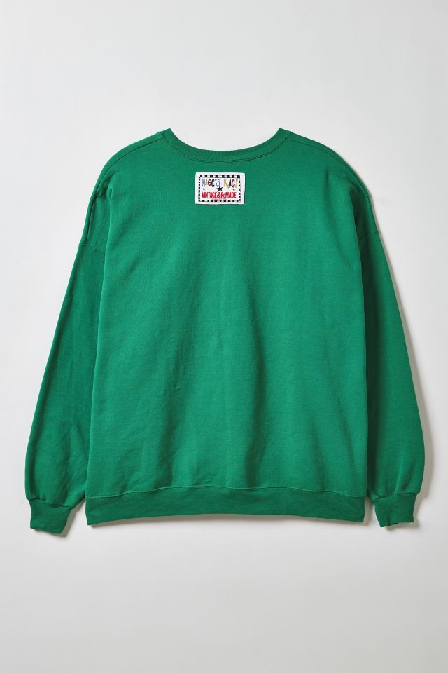 Vintage By Magg’s Rags Lobster Martini Patchwork Graphic Crew Neck Pullover #1