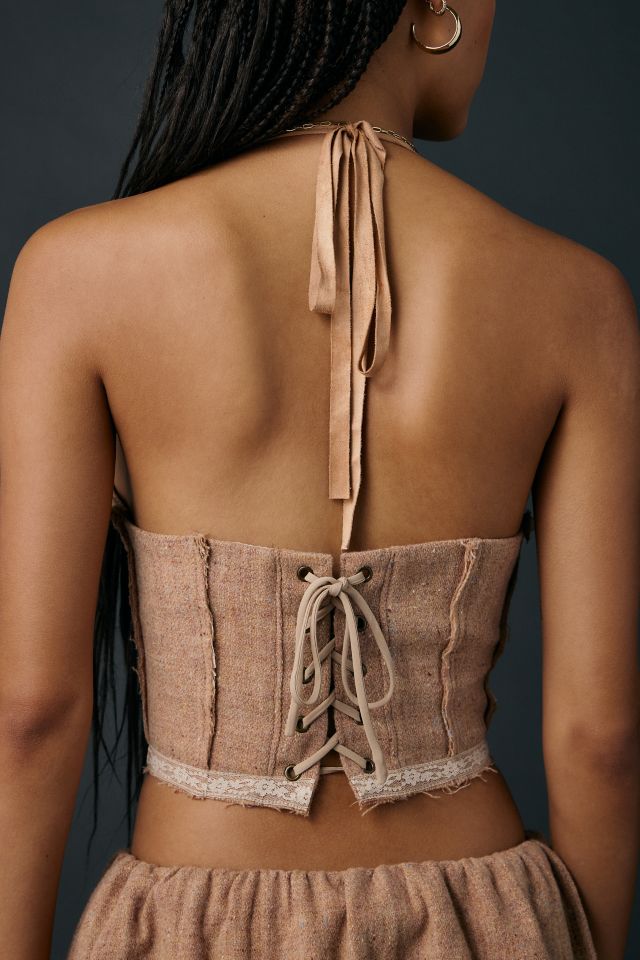 Zemeta Blush Me Halter Neck Corset Top #3