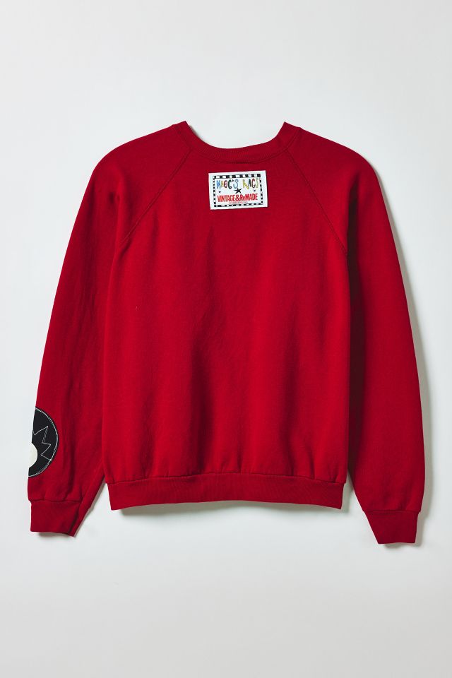 Vintage By Magg’s Rags Billiards 8 Ball Patchwork Graphic Pullover #1
