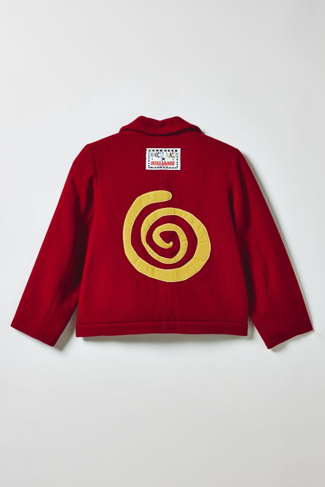 Vintage By Magg’s Rags Swirl Patched Graphic Jacket #1