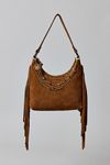 Silence + Noise Bella Suede Fringe Bag