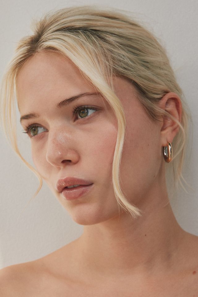 Mixed Metal Hoop Earring Set #1