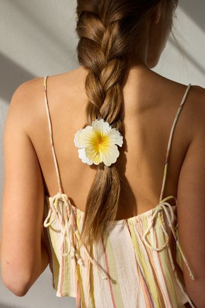Hibiscus Flower Claw Clip