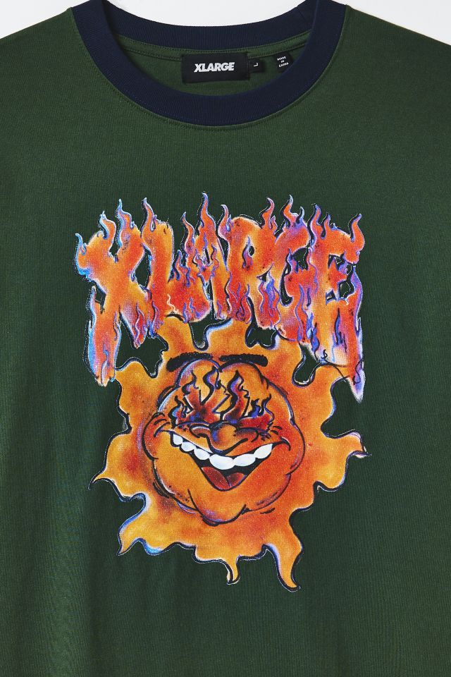 T-shirt à manches longues XLARGE avec graphique Burning #2