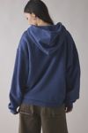 BDG Dusty Prep State Graphic Oversized Zip-Up Hoodie Sweatshirt