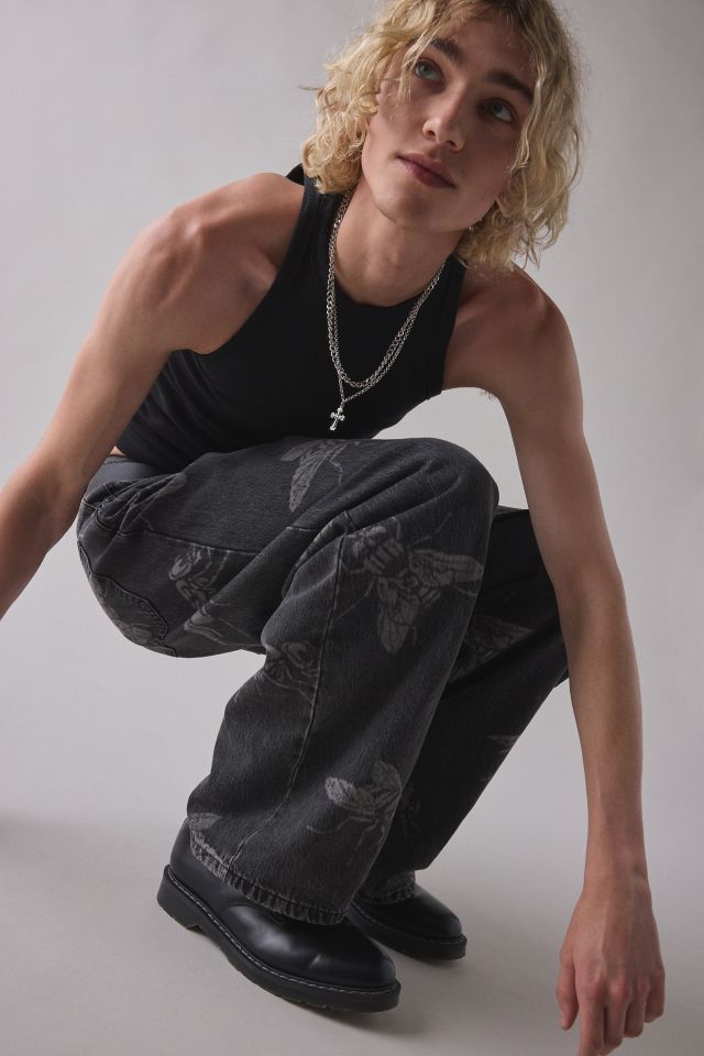BDG Nitro Fly Print Baggy Fit Jean #3