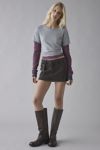 BDG Tye Long Sleeve Layered Twofer Tee