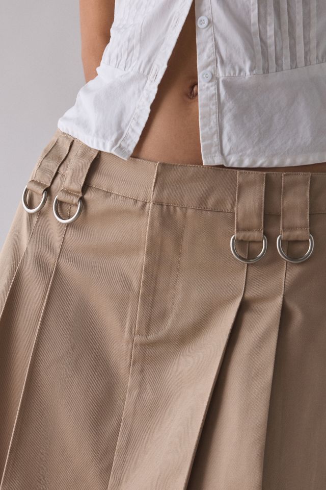 The Ragged Priest Clerk Pleated Utility Midi Skirt #3