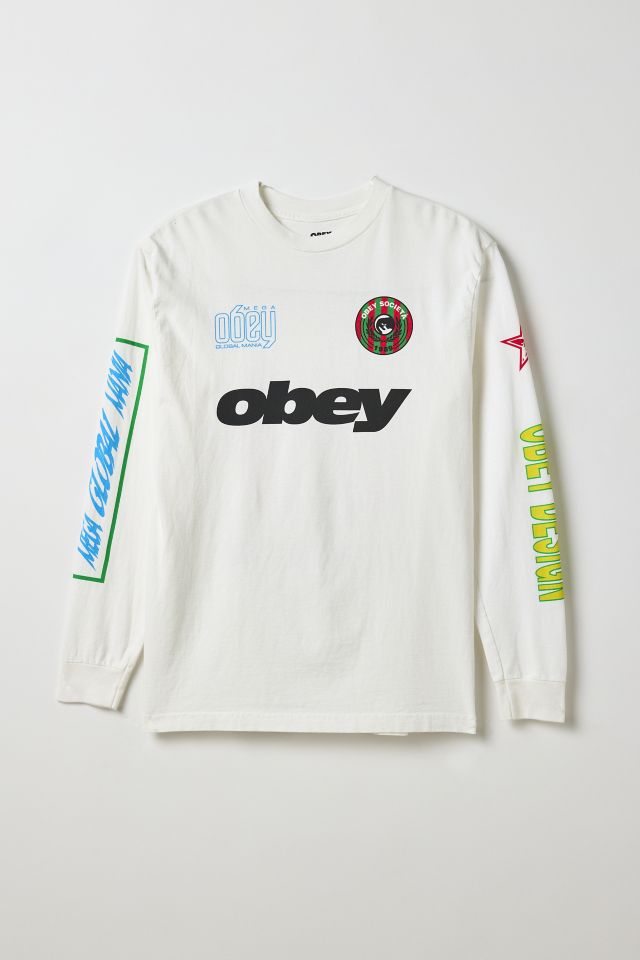 OBEY Global Logo Long Sleeve Tee #1