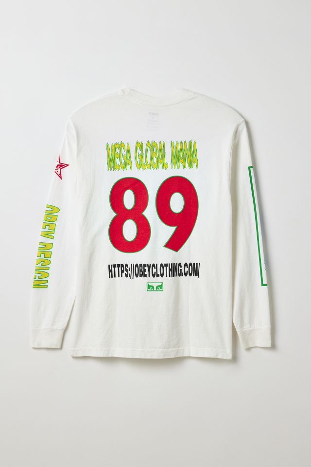 OBEY Global Logo Long Sleeve Tee #2