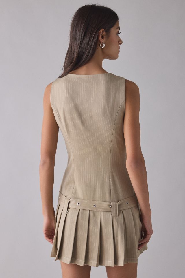 The Ragged Priest Draper Pleated Mini Dress #1