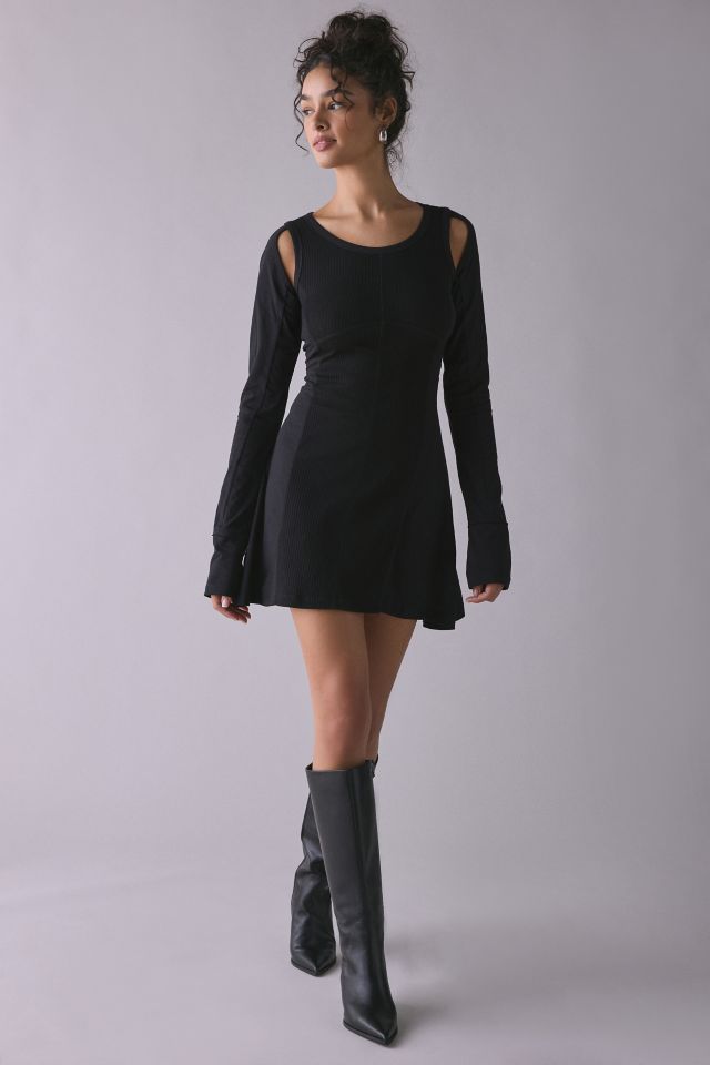 The Ragged Priest Agent Cut-Out Jersey Knit Mini Dress #2