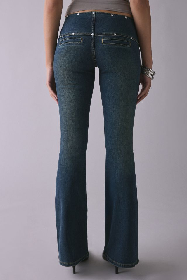 The Ragged Priest Studded Belt Low-Rise Bootcut Jean #4
