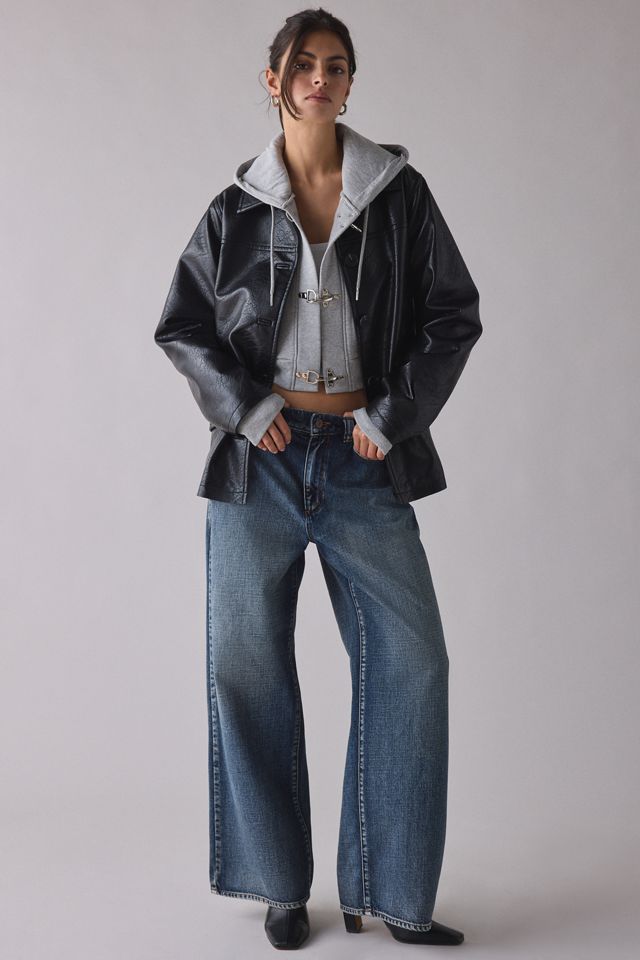 The Ragged Priest Latch Hardware Cropped Hoodie Sweatshirt #2