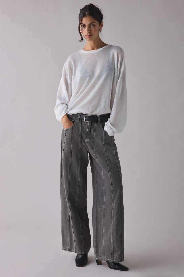 The Ragged Priest Cycle Seamed Wide Leg Jean #2
