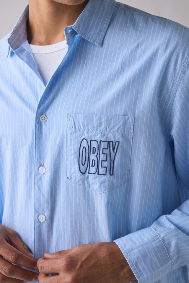 OBEY Bigwig Blueprint Woven Shirt #3