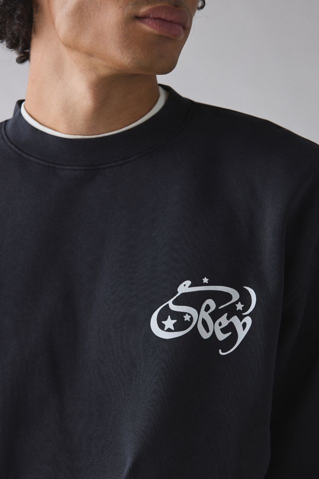 OBEY Spellbound Graphic Crew Neck Sweatshirt #3