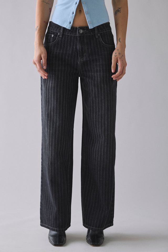 The Ragged Priest Pinstripe Release Low-Rise Baggy Jean #2