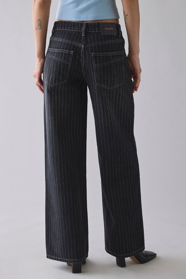 The Ragged Priest Pinstripe Release Low-Rise Baggy Jean #3