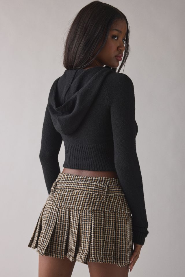 The Ragged Priest Belted Plaid Pleated Mini Skirt #1