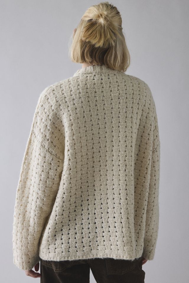 The Ragged Priest Folk Oversized Knit Cardigan #1