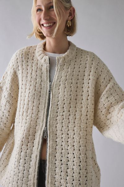The Ragged Priest Folk Oversized Knit Cardigan