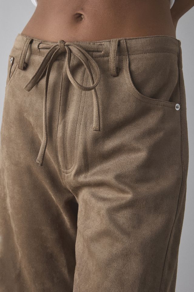 Lioness Dusty Faux Suede Wide Leg Pant #2