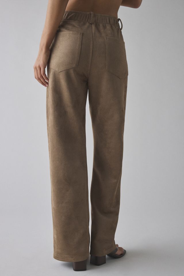 Lioness Dusty Faux Suede Wide Leg Pant #3