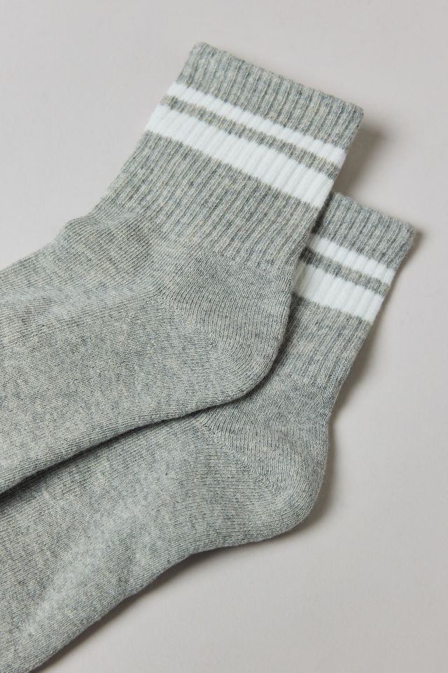 Alana Striped Athletic Quarter Crew Sock #1
