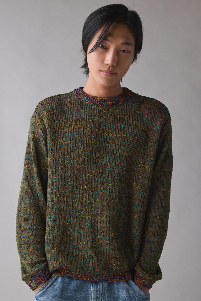 OBEY Martin Textured Crew Neck Sweater #1