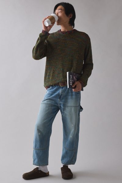OBEY Martin Textured Crew Neck Sweater