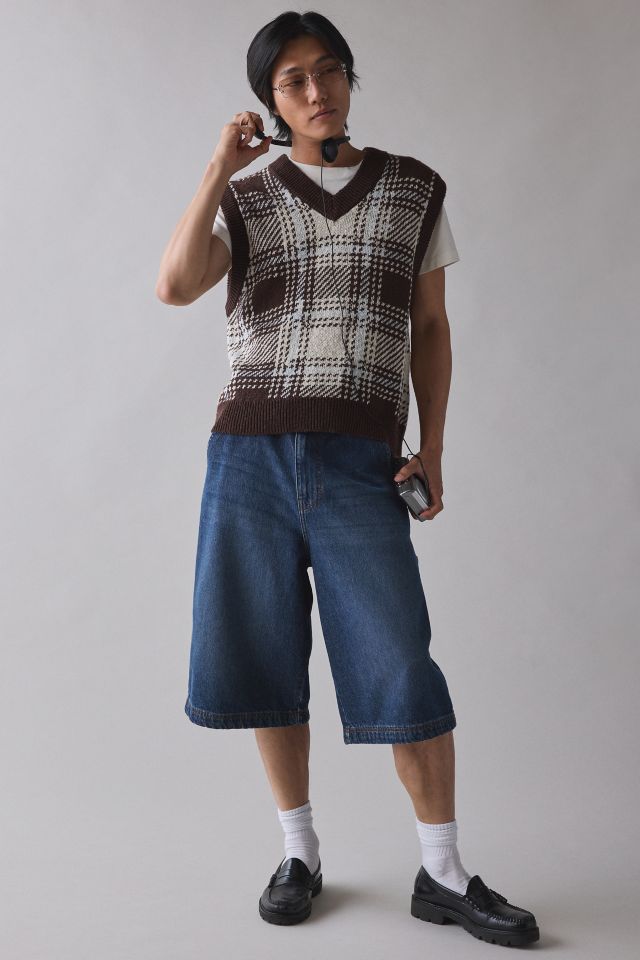 OBEY Avalon Plaid Sweater Vest #1