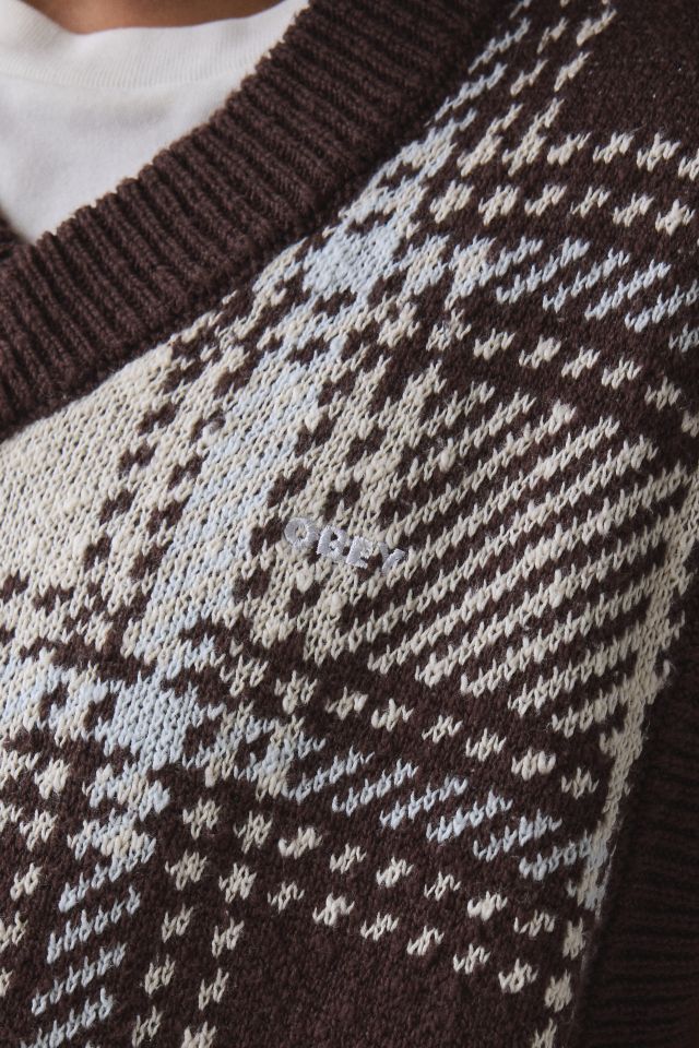 OBEY Avalon Plaid Sweater Vest #3