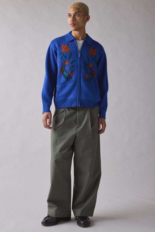 OBEY Floral Zip Cardigan #2