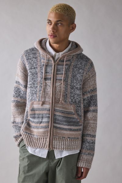 OBEY Zip Up Beach Sweater