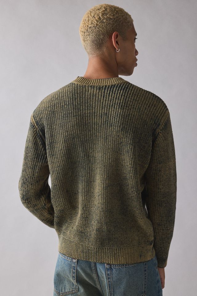 OBEY Spray Effect Crew Neck Sweater #1