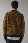 OBEY Patron Leopard Pattern Cardigan