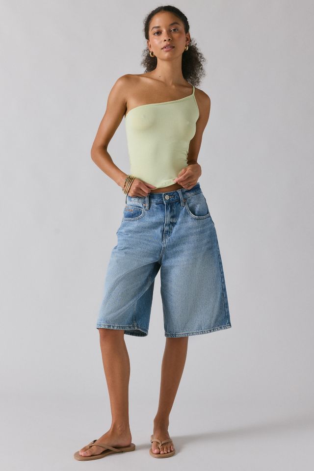 Motel Vey Knit Asymmetrical One-Shoulder Top #2