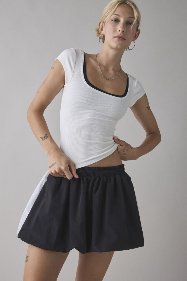 Puma T7 Side-Stripe Balloon Mini Skirt #1