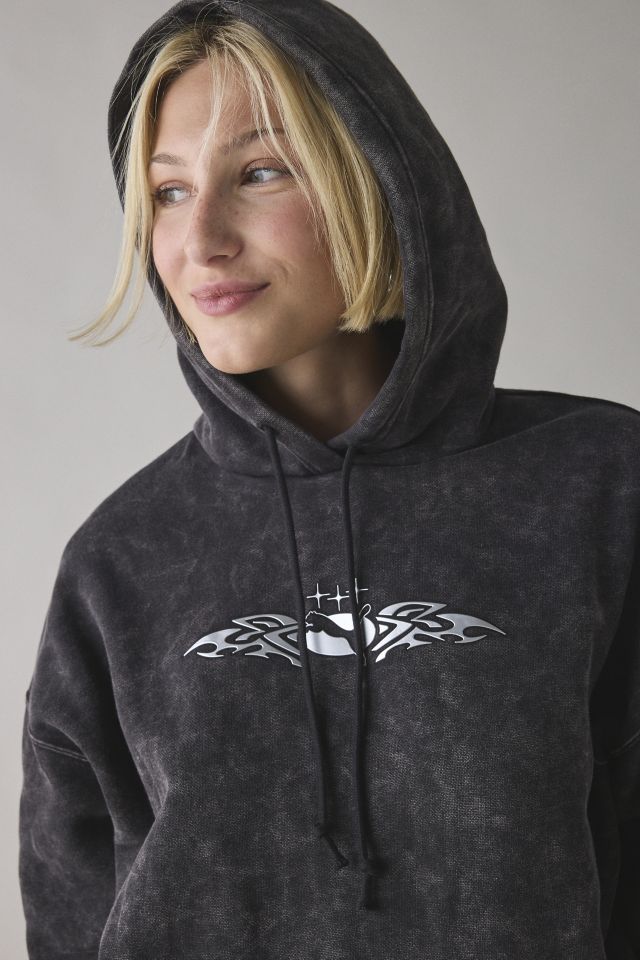 Puma Tech Graphic Washed Hoodie Sweatshirt #1