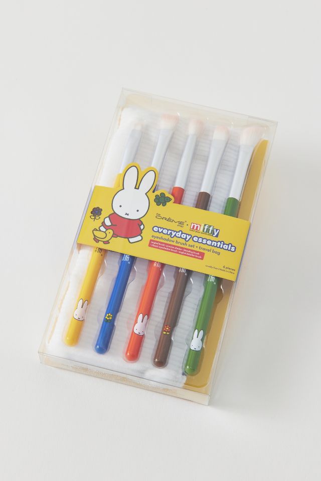 The Crème Shop X Miffy Everyday Essentials Eyeshadow Brush & Makeup Bag Set #1
