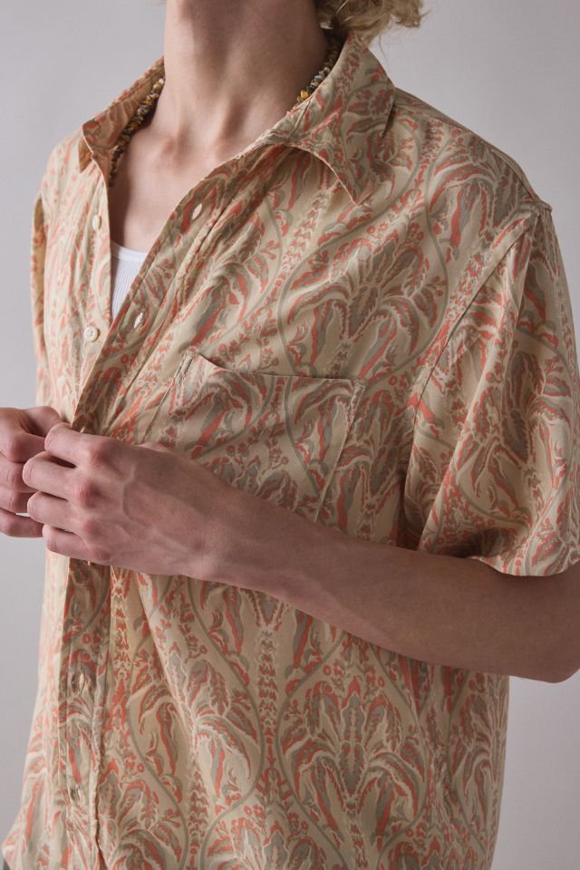 Chemise en rayonne imprimée UO #3