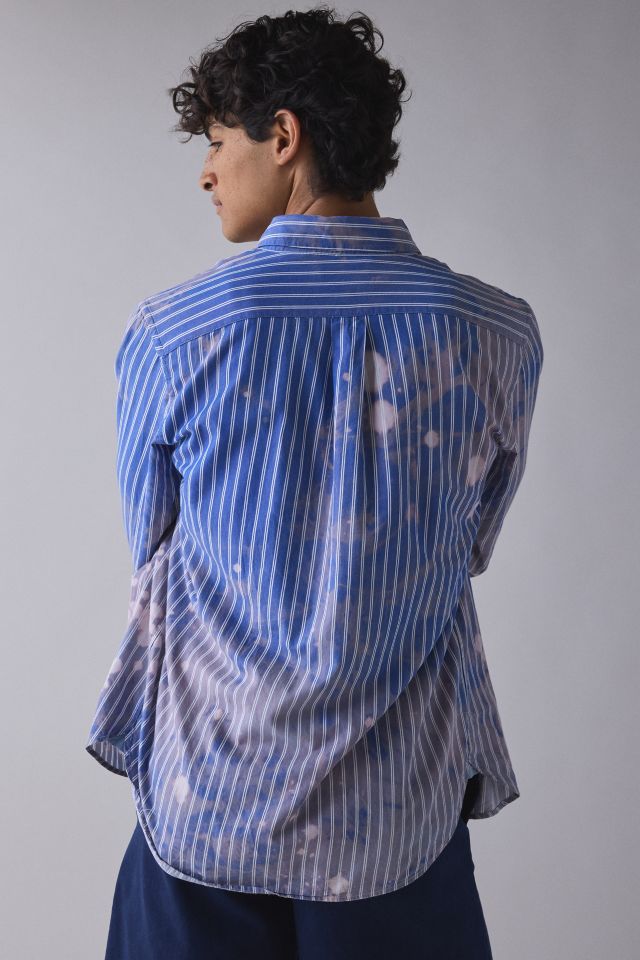 ReMADE By UO Bleach Splatter Long Sleeve Shirt #1