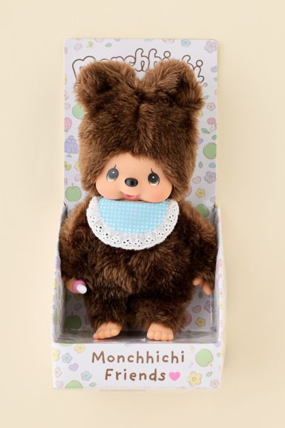 Monchhichi Friends Kuma Bear Plushie