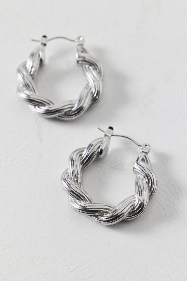 Twisted Waterproof Hoop Earring #1