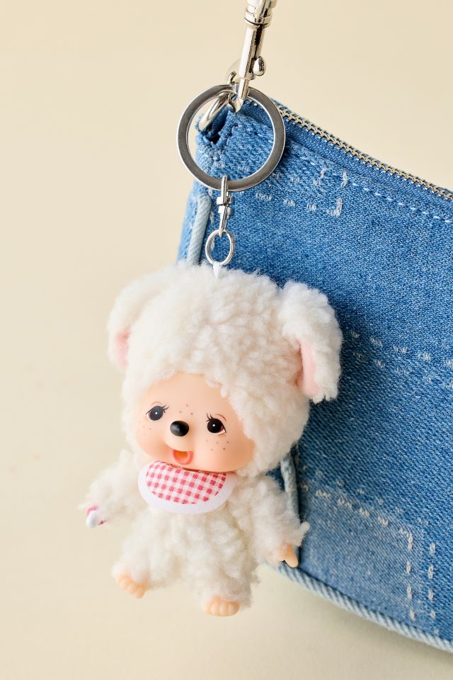 Monchhichi Friends Sheep Plushie Keychain #1