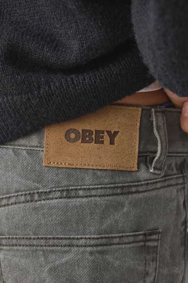OBEY Classic Wrinkle Baggy Jean #3